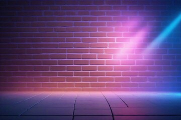 Wall Mural - wall with light
