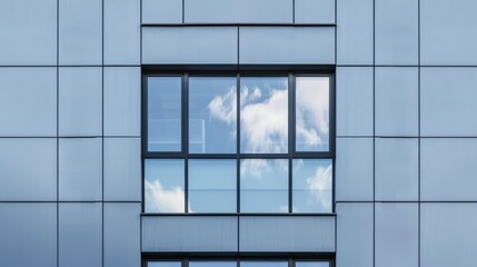 Wall Mural - Modern window isolated on a white background