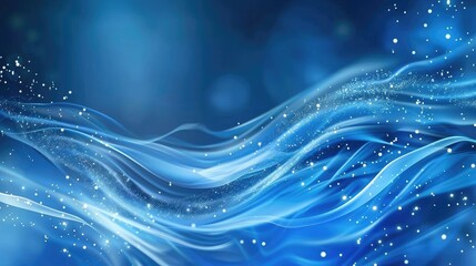 Poster - Beautiful blue elegant background