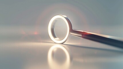 Aufkleber - A pair of scissors resting on a table with a straightforward and uncomplicated description, suitable for use in a variety of contexts
