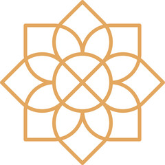 Flower Logo Icon Element
