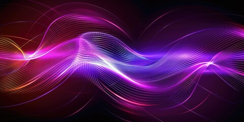 Wall Mural - a image of a colorful abstract background with a wave of light