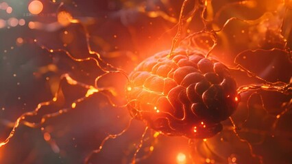 Poster - An image of a brain scan reveals the human mind's immense potential, hinting at the limitless possibilities it holds.