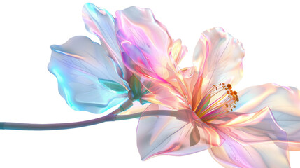 Poster - Iridescent flower