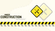 © alfard - Under construction landing web page template. flat illustration vector eps 8 and above.