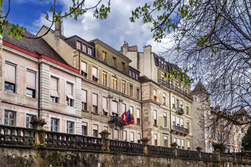 Poster - Street in Geneva, Switzerland