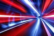 © Yuliia - Futuristic neon tunnel bright cyberspace hall party road glowing arch colorful digital background modern future corridor hallway space tech virtual reality vr subway portal web illustration internet