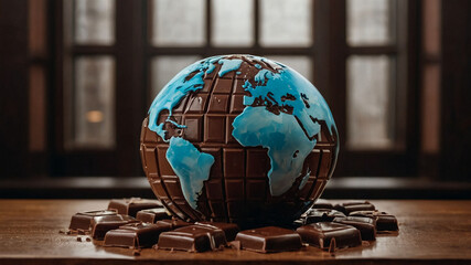 Wall Mural - World Chocolate Day background