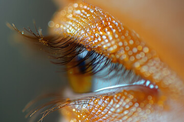 Poster - Macro image of a mole on the inner wrist, showing the soft skin and fine lines,