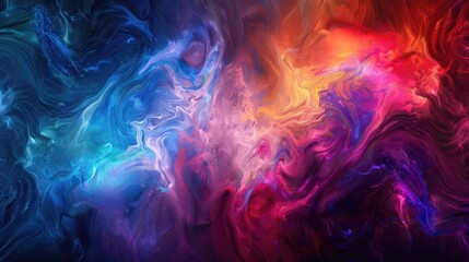 Poster - Vibrant abstract background blending colors
