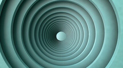 Poster -   A close-up of a circular object with a white circle in the center and a blue circle in the center