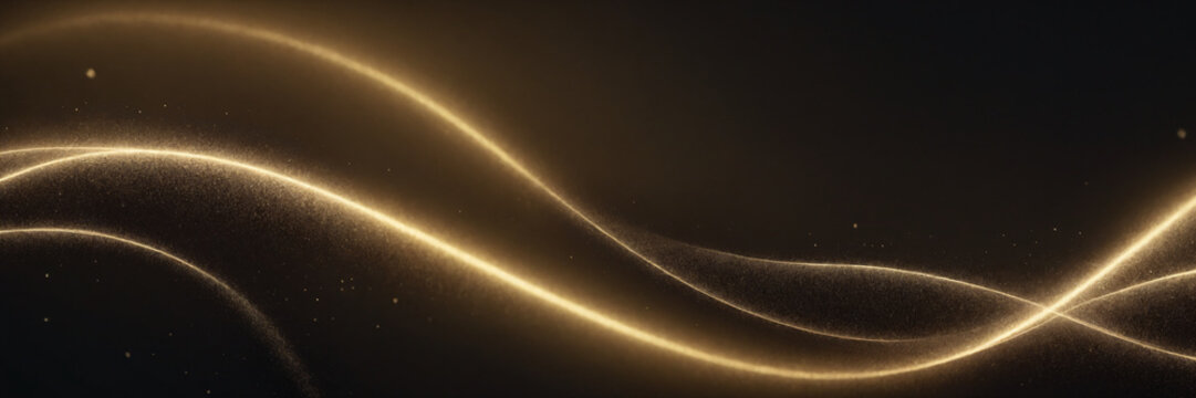 gold glitter waves