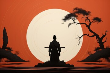 Canvas Print - a master of archery, striking distant targets with unparalleled accuracy. - generative ai