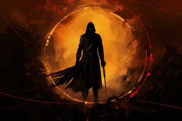 Sticker - a brooding and mysterious assassin, lurking in the shadows and eliminating targets with lethal preci