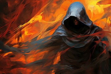 Sticker - a brooding and mysterious assassin, lurking in the shadows and eliminating targets with lethal preci