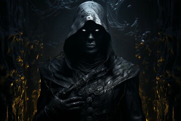Sticker - a brooding and mysterious assassin, lurking in the shadows and eliminating targets with lethal preci
