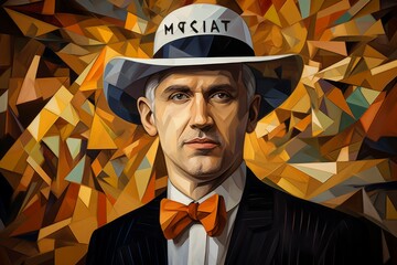 Canvas Print - A charismatic and influential diplomat, skilled in negotiation and resolving conflicts. - Generative AI