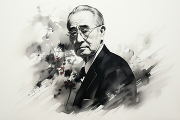 Canvas Print - A charismatic and influential diplomat, skilled in negotiation and resolving conflicts. - Generative AI