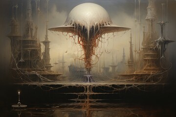 Wall Mural - a skilled and versatile spellcaster, adept at manipulating the forces of magic to achieve desired ou