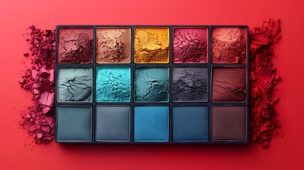 Sticker - contour palette mockup arranged in a visually appealing manner