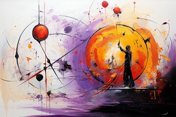 Wall Mural - A wise and revered oracle, gifted with prophetic visions and cosmic insight. - Generative AI