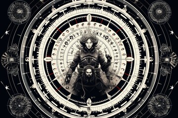 Wall Mural - A calculating and cunning strategist, outmaneuvering opponents with tactical brilliance. - Generative AI