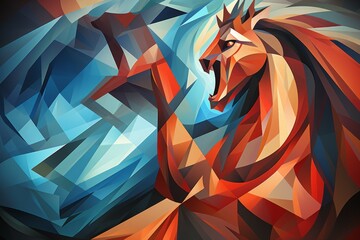 Wall Mural - A fearless and mighty berserker, unleashing devastating attacks with unbridled fury. - Generative AI