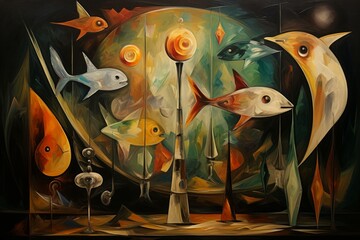 Wall Mural - A skilled and adaptable shape-shifter, assuming different forms to suit various situations. - Generative AI