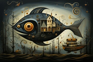 Wall Mural - A skilled and adaptable shape-shifter, assuming different forms to suit various situations. - Generative AI