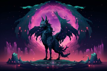 Wall Mural - A skilled and adaptable shape-shifter, assuming different forms to suit various situations. - Generative AI