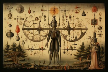 Wall Mural - A skilled and adaptable shape-shifter, assuming different forms to suit various situations. - Generative AI