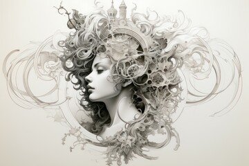 Wall Mural - A skilled and adaptable shape-shifter, assuming different forms to suit various situations. - Generative AI