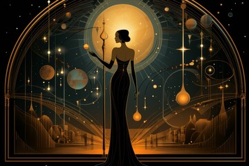 Wall Mural - A skilled and adaptable shape-shifter, assuming different forms to suit various situations. - Generative AI