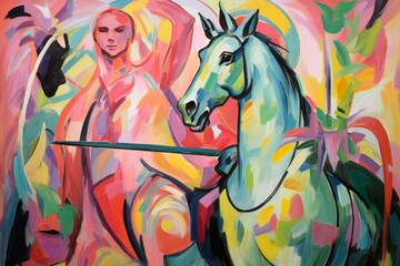 Wall Mural - A virtuous and steadfast paladin, upholding justice and combating evil with unwavering resolve. - Generative AI