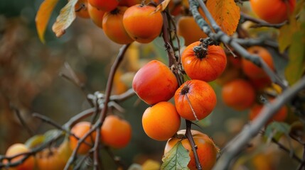 Fruit of the persimmon tree