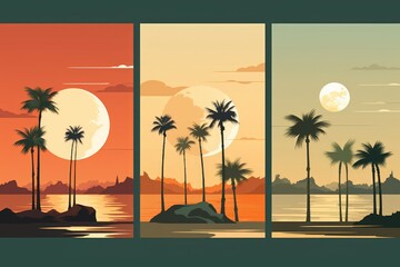 Poster - Vacation destinations - Generative AI