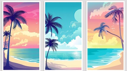 Wall Mural - Summer concept background