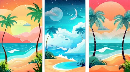 Wall Mural - Summer concept background