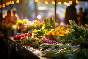 Sticker - Farmers' markets - Generative AI