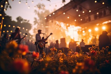 Poster - Outdoor concerts - Generative AI