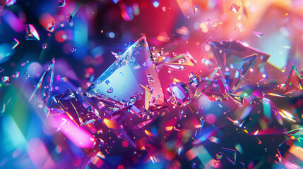 Poster - Colorful Geometric Shapes for Abstract and Design
