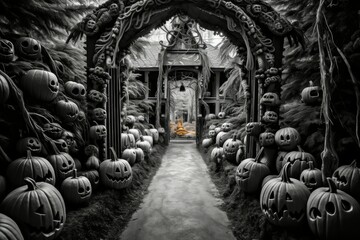 Canvas Print - Halloween - Generative AI