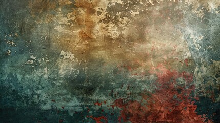 Poster - Abstract texture overlaying an aged backdrop with varied color schemes