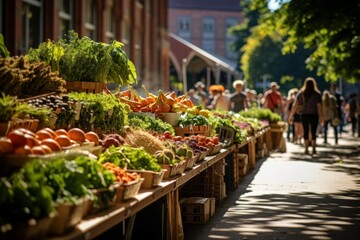 Wall Mural - Farmers' markets - Generative AI