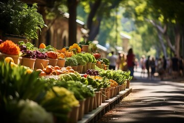 Wall Mural - Farmers' markets - Generative AI