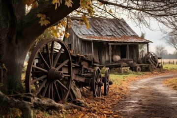 Wall Mural - Rustic scenes - Generative AI