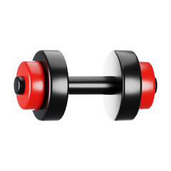 Fototapete - 3d rendering fitness icon. 3d sport icon concept