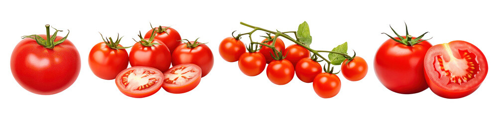 Sticker - Tomato png cut out element set