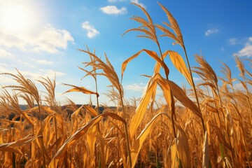 Canvas Print - Cornfields - Generative AI