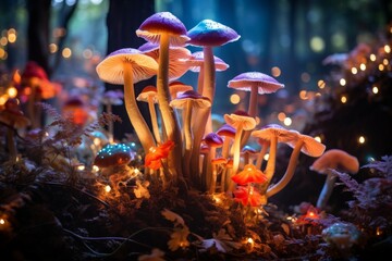 Sticker - Mushrooms and fungi - Generative AI